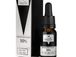 Huile de CBD CBC CBG CBDv Broad Spectrum 10% India Cosmetics