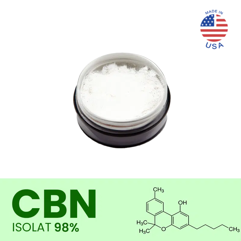 Isolat de CBN (Cannabinol) Pur à 98% en Poudre 1gr – EcoGen Extraction – Active CBD